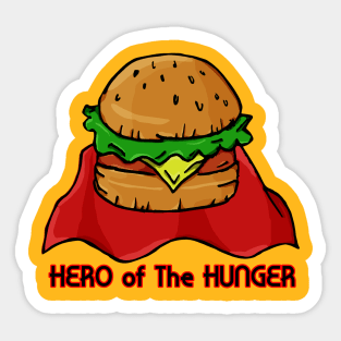 Burger Hero Sticker